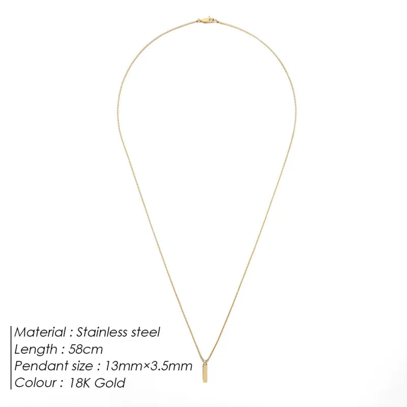 Luxury Titanium Steel Necklace