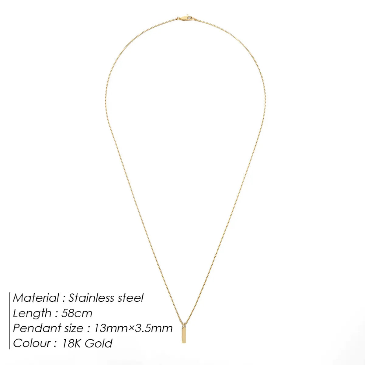 Luxury Titanium Steel Necklace